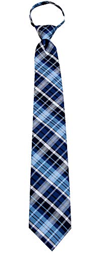 ZIP-12454 - Mens Pre-Made Zipper Necktie Ties - Many Colors and Patterns Available