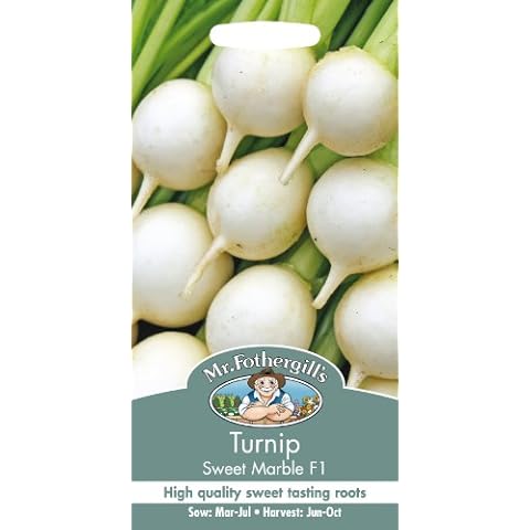 Mr Fothergill's Sweet Marble F1 Turnip Seeds Cover