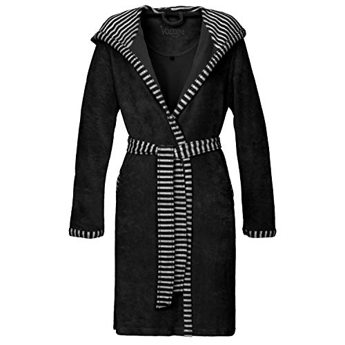 Vossen Damen Bademantel Juno graphit L