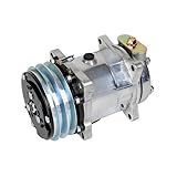 4000W Kfz-Klimakompressor mit Doppelriemenscheibe, Hochgeschwindigkeits-Klimaanlage für Autos, modifizierte Teile, Kompatibel Für LKWs