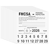 FMCSA Periodic Inspection Label 25-pk. - 5" x 5", Permanent Self Adhesive Vinyl - Meet DOT AVIR 49 CFR Part 396 Requirements - J. J. Keller & Associates