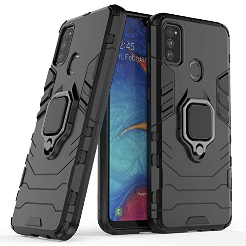 Image of FITSMART Robot Ring Case Cover for Samsung Galaxy M30s / SM-M307FN /DS /SM-M307F /DS - Black