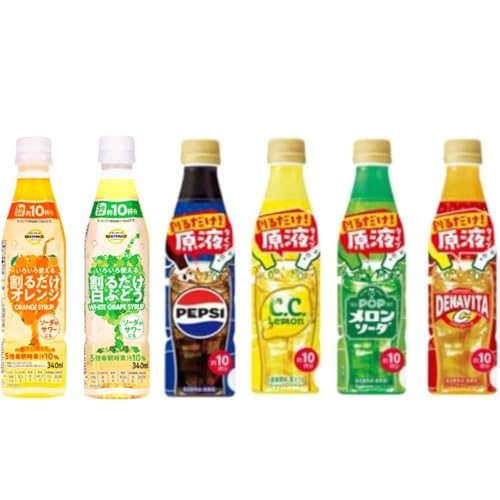yoGeB[Zbgz邾t 6ރZbgiIWEԂǂEyvVEC.C.E\[_EfJr^j 340ml × e1{