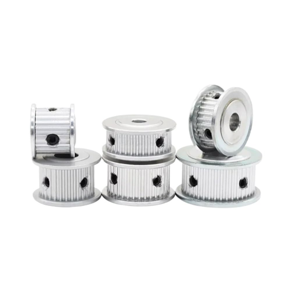 Breite 6/10 mm Zahnriemenscheibe, Bohrung 4/5/6/8/10–25 mm, 2GT-Zahnriemenscheibe, 50T 55T 60T GT2 Synchronrad, 1 Stk(16MM(KEYWAY 5X2.3MM)*11MM*50)