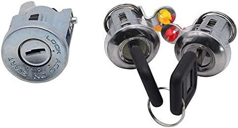 Car Door Lock Ignition Lock Cylinder Key Set/Fit for Isuzu NPR NQR NKR ELF 1994-2007 8-97035-293-0