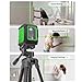 Laser Level with 50” Tripod, 360° Self Leveling Cross Line Laser Level, Green Beam Horizontal and Vertical Line leveler Tool for Hanging Pictures, Home Renovation with 4 AA Batteries & Carry Pouch