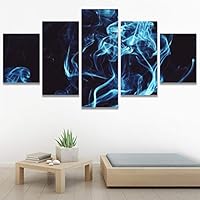 SIGNWIN 5 Panel Canvas Wall ArtAbstract Colorful Decorative ElementsModern Artwork for Home Decorations Ready to Hang - 60