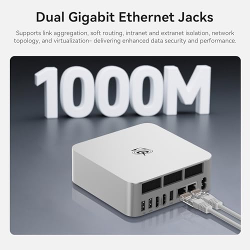 Beelink EQi13 Pro Mini PC, Intel Core i7-13620H 10C/16T, bis zu 4,9 GHz, 32GB DDR4 1TB PCIe4.0 SSD Mini Computer Windows 11 Pro, Dual Display 4K 60Hz, WiFi 6, Bluetooth 5.2, Dual LAN 1000M