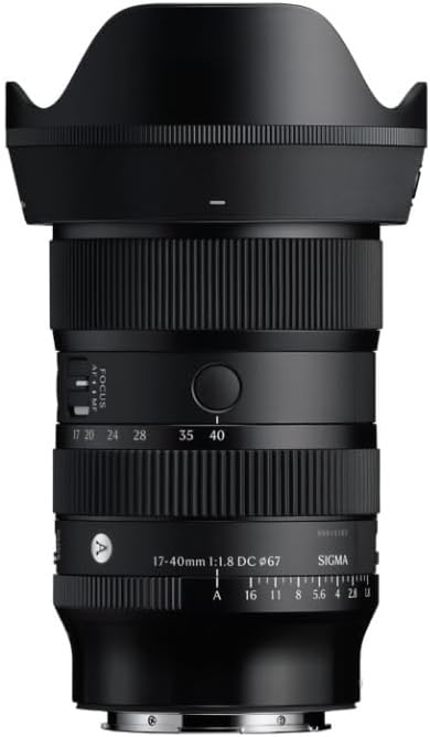 Sigma 17-40mm F1.8 DC | Art for Sony E, Black