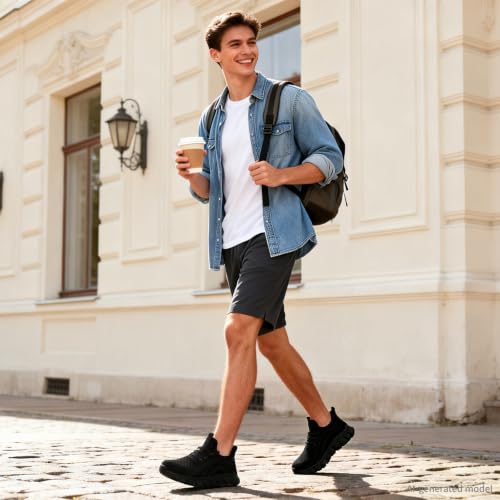 Image of Mens Running Shoes Walking Sneakers Tennis Gym Slip on Shoe