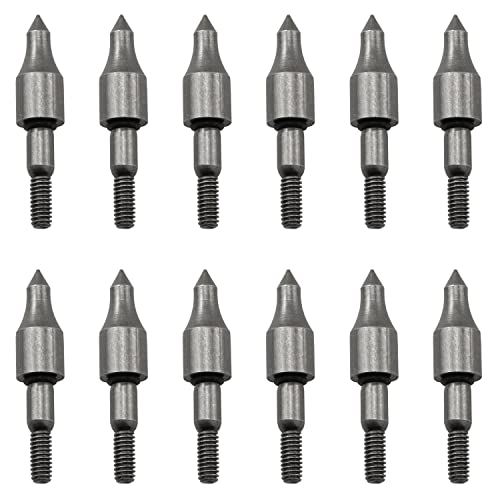Zrm&E 125 Grain Field Point 12Pcs 8.8Mm 125Gr Stainless Steel Archery Arrow Head Tips For Bow And Arrow Target Practice, Screw-In Bullet Points, Crossbow Arrow Tip, Easy Out Field Tip #TOP23