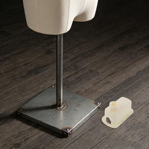 Base de exhibición para maniquí de torso, soporte de plástico estable para ropa 5