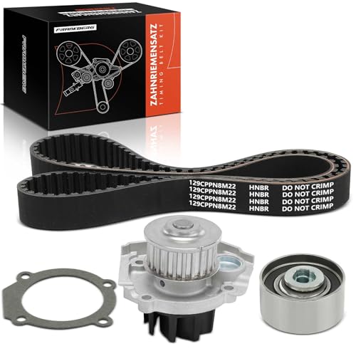 Frankberg Zahnriemensatz Zahnriemen mit Wasserpumpe Kompatibel mit Mito 500 Fiorino Grande Punto Strada Pick-up Replace# 7883-13132