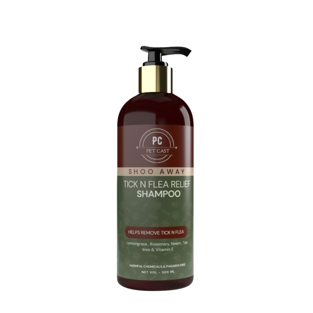 Tick N Flea Shampoo for Dogs and Cats by Petcast | Dog Shampoo & Cat Shampoo | Best Natural Fragnance -300ML (B0CQ59Y5CY) Amazon Price History, Amazon Price Tracker
