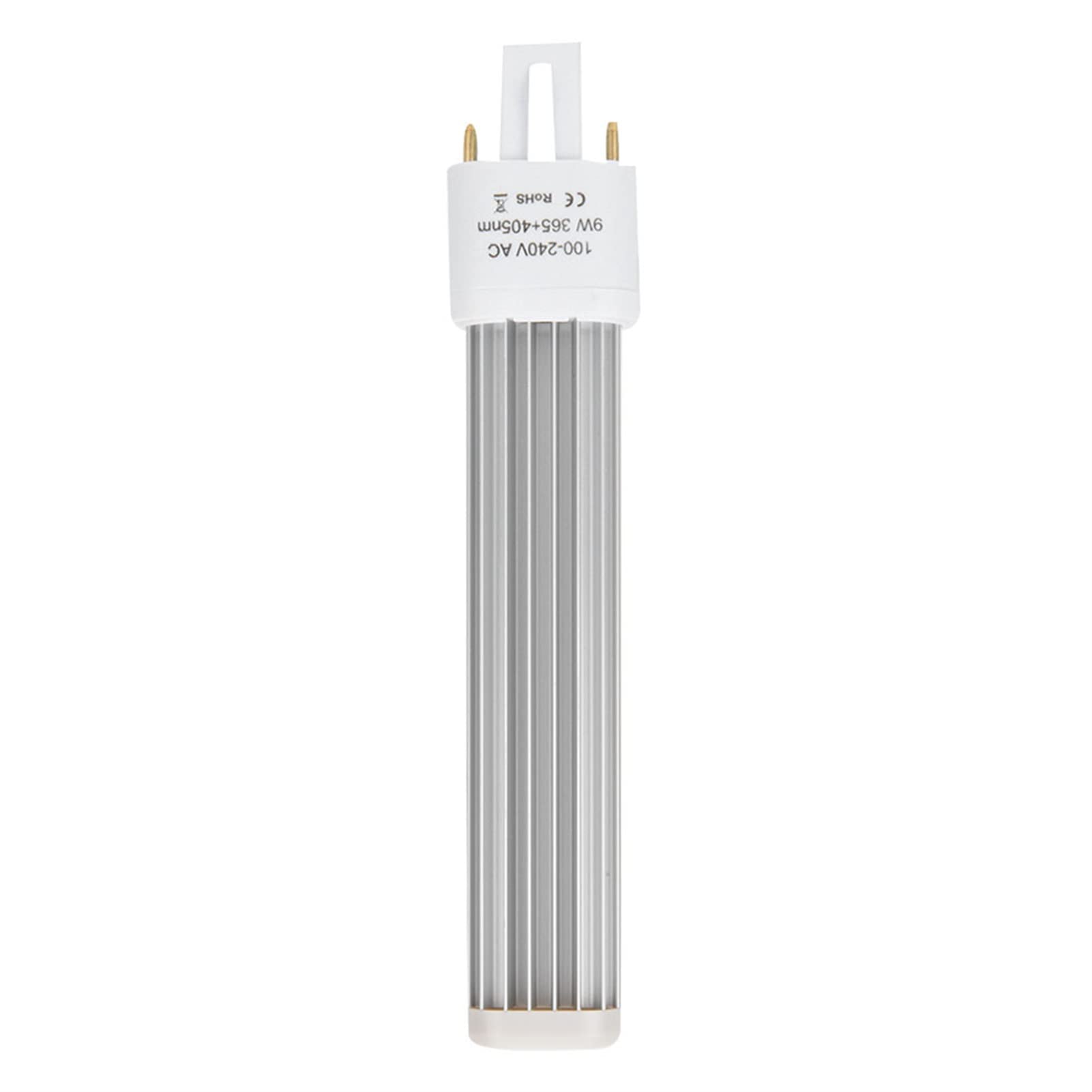 Yinhing Żarówka z lampą UV, 365 405 Nm Podwójne źródło światła LED 9 W Żarówka do Suszarki do Paznokci z obrotową konstrukcją, Szybkie Utwardzanie Przez 15 30 S, Kompatybilna z Lampami