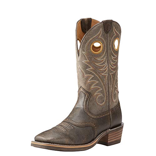 Image of Ariat Heritage Roughstock Western Boot - Men's Square Toe Leather Work Boot
