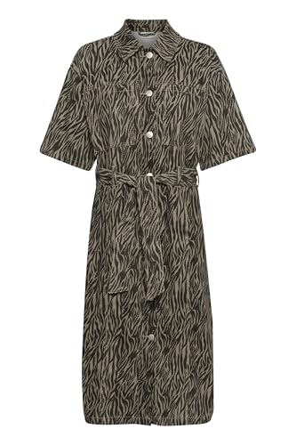 Robe en jean mi-longue pour un style fluide et élégant en toute saison