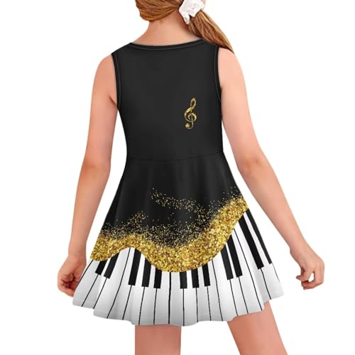 3-16 Toddlers and Girls' Sleeveless Tank Dress, Holiday Dressy Dress, Oversized Swing Dress for Girls Loose Fit2