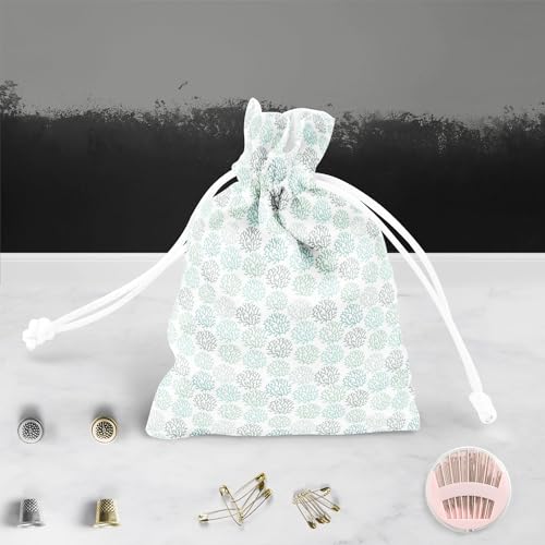 Image of ArtzFolio Spring Leaves D3 | Pouch Wrist Potli Bag | Bag for Weddings & Casual Parties