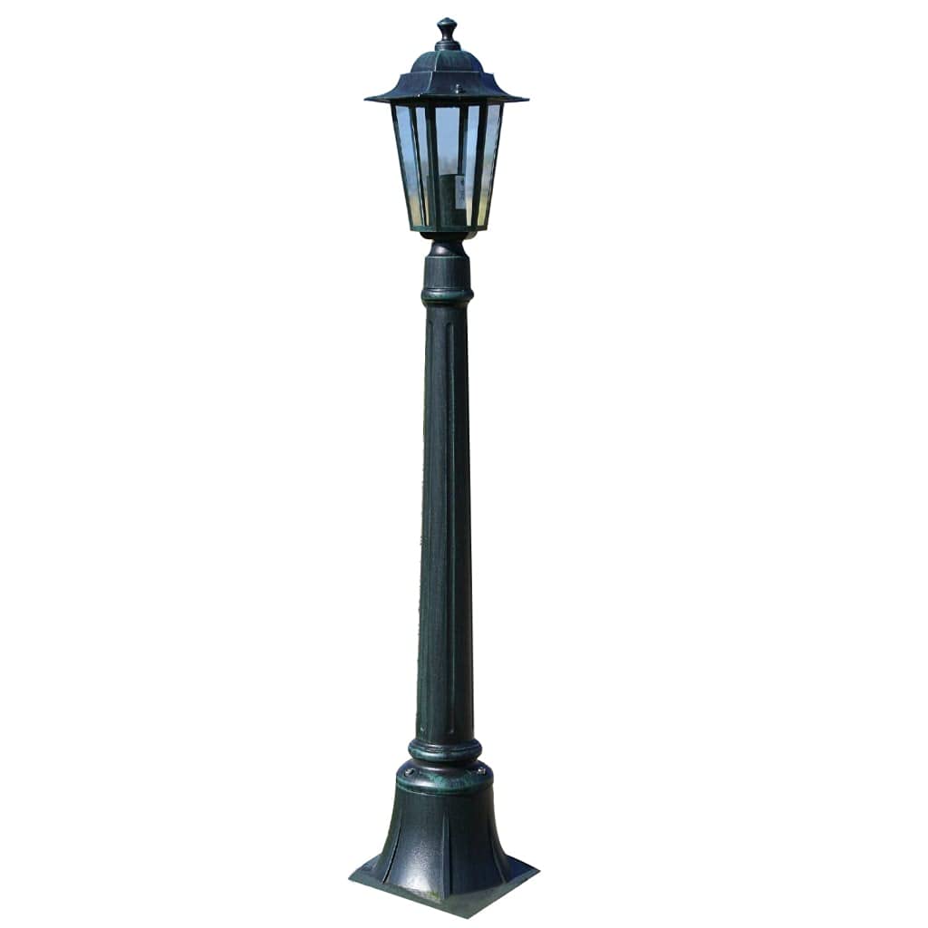 vidaXL 2x Lampes de Jardin Luminaire d'Allée Eclairage de Patio Lanterne de Jardin Lampe sur Pied de Terrasse Arrière-cour Extérieur 105 cm