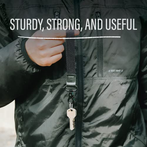 Thread Wallets Cool Wrist Lanyard Strap For Men & Women | Cute Key Id Badge & Wallet Holder (Black) #TOP4