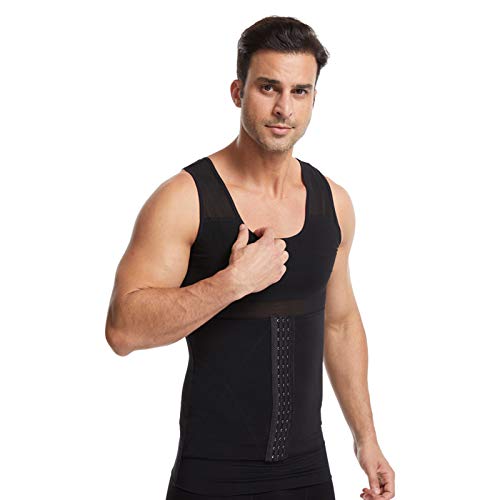 Men Body Shaper Slimming Vest Tank Top Tummy Belly Compression Shirt Underwear Moobs Binder