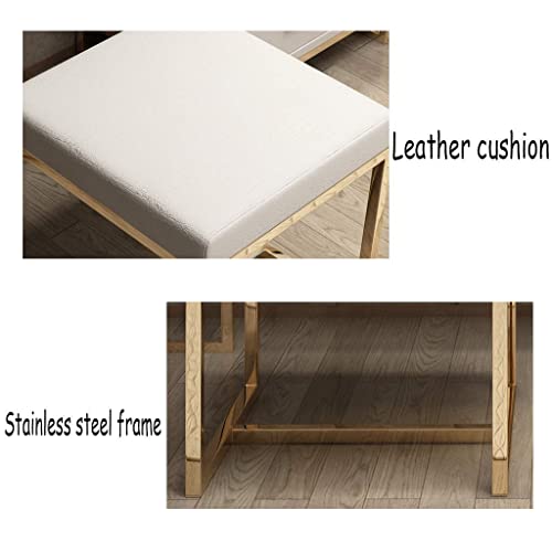 Repose-pieds noir pour bureau salon coiffeuse et banc de lit