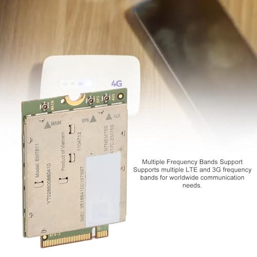 Cryfokt 4G Module for Wireless, 600Mbps Download 150Mbps Upload LTE Cat12 Module with NGFF M.2 Interface, for Laptop Worldwide Communication miniatura 4