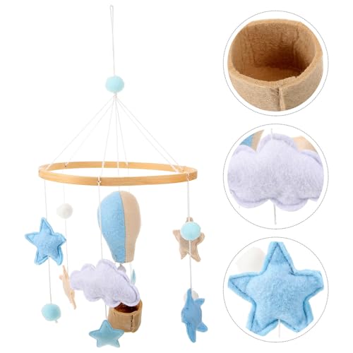Mobile pour lit de bébé en feutre style scandinave - 4