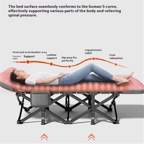 Lit simple pliable et fauteuil inclinable rose pour lit de marche