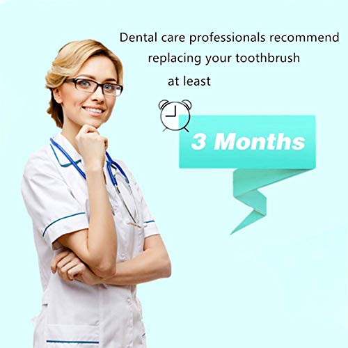 Zwbfu 8 unidades/conjunto de cabeças de escova de dentes de substituição compatíveis com escova de d