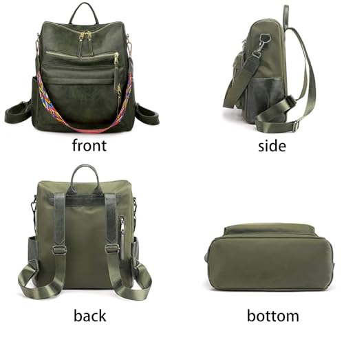Image of Women's Fashion Backpack Purse for Women Leather Multipurpose Design Ladies Shoulder Bag Travel bag Satchel Handbags