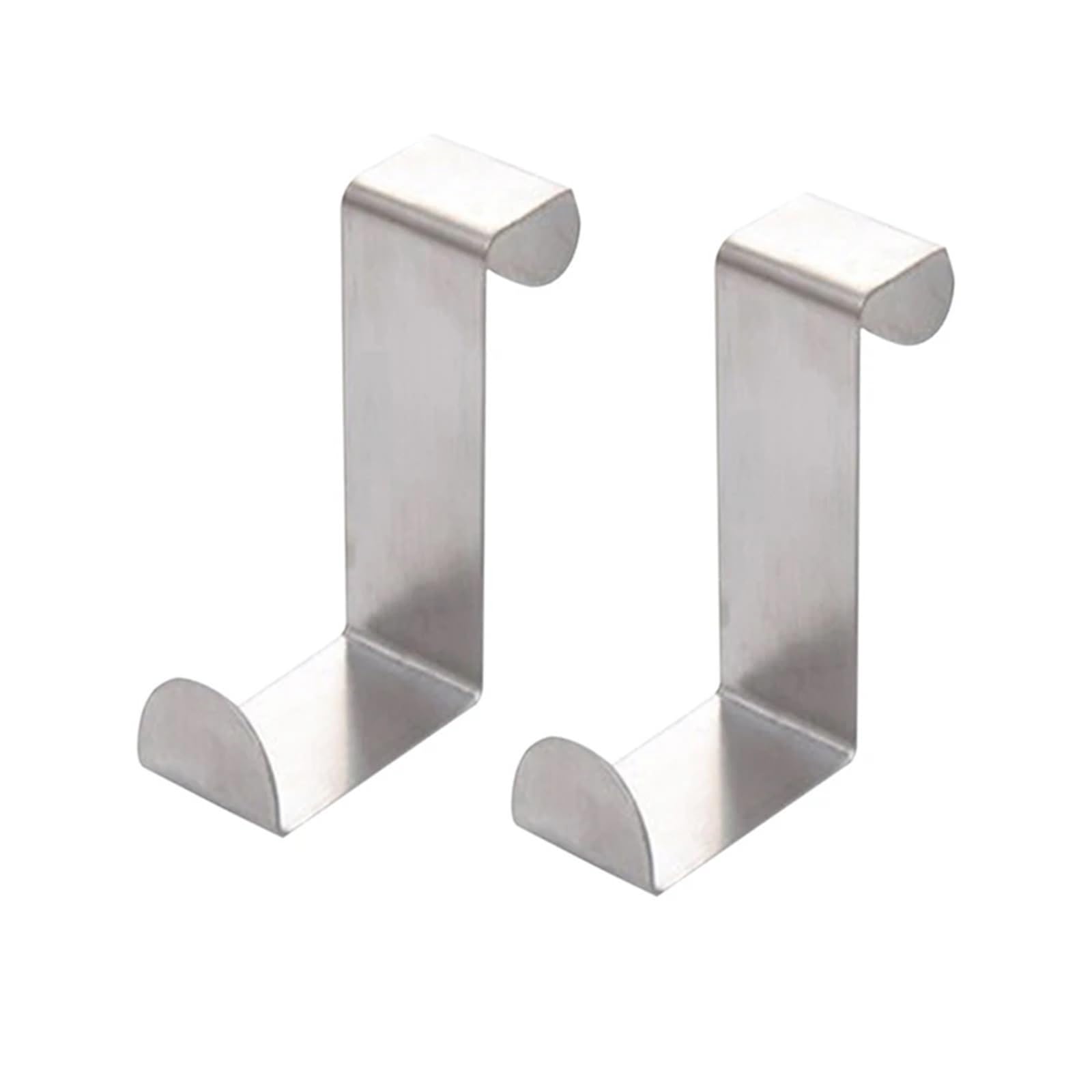 YILWPV ​20Pcs Door Hanger Hook Stainless Steel Multi Hook Clothes Bedroom Bathroom Holder Kitchen Cabinet Draw Over