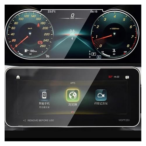 Film en verre trempé Mercedes GLC 2020-2022 protection écran GPS
