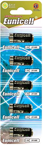 Eunicell LR1 Batterie (Lady Size N), 5er Blisterpack, 1.5V Alkaline Hochleistungs-Zelle für Funk-Fernbedienungen, Türsensoren und medizinische Geräte – Langlebig & Quecksilberfrei