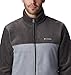 Columbia Men's Steens Mountain Full Zip 2.0 Soft Fleece Jacket, Shark/Grey Ash, X-Large