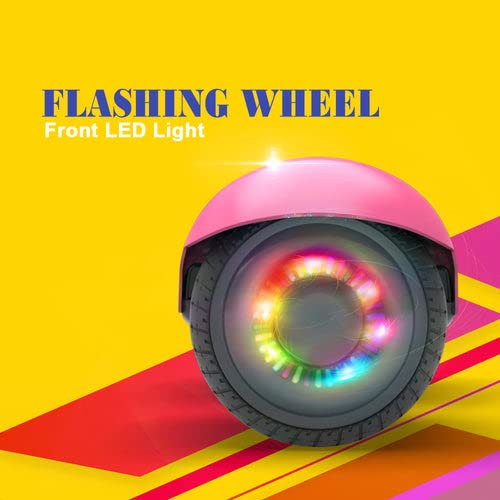 All-New Hs 2.0V Bluetooth Hoverboard Matt Color Two-Wheel Self Balancing Flash Wheel Electric Scooter (Pink) #TOP2