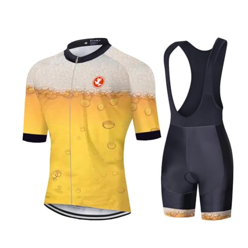 UGLY FROG 2025 Conjunto de Sudadera para Ciclismo Masculino Bib Shorts 202d Juego de Manga Corta Acolchado de Secado rápido 77LINESDUAN13