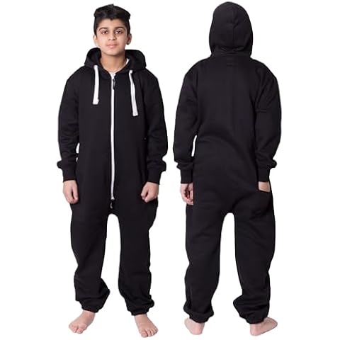 NOROZE Unisex Kids Fleece Hooded Onesie Cover