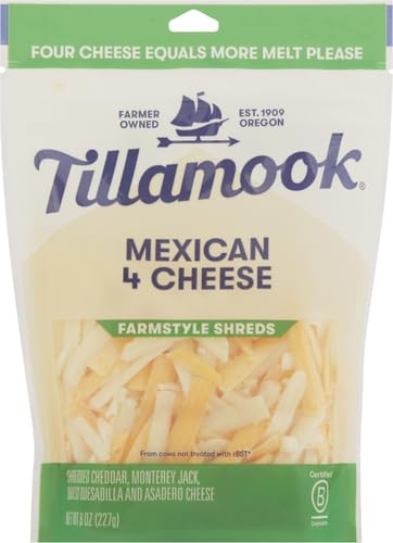 Tillamook Farmstyle Thick Cut Mexican 4 Cheese Blend Shredded Cheese thumb #1