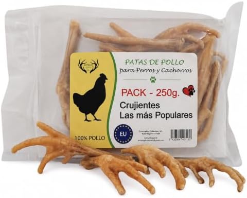 Chuches para Perros y Cachorros, Patas de Pollo (250 g)