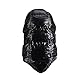 Winter Down Hat Windproof Sleeping Bag Trooper Hunting Trapper Hat Cap Unisex with Compression Stuff Sack 0.2lb (Black)