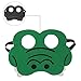 Jtnohx Felt Animal Masks, 10 Pcs Halloween Mask, Animal Costume for Birthday Party Supplies (Crocodile Mask)