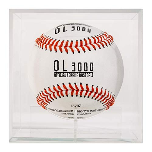 Franklin Sports Capa de exibição oficial de beisebol - Plexiglass - Tela de autógrafo - Serve para b