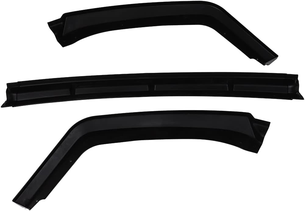 Front Lip Body Kit PP Fits for 2016-2021 for Honda Civic Hatchback & Si Models Front Bumper Lip Chin Splitter Spoiler Glossy Black Air Dam