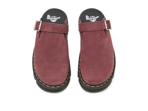 Image of Dr. Martens Unisex Zeb Zag Mule Cherry Red Men 8 /Women 9 Medium