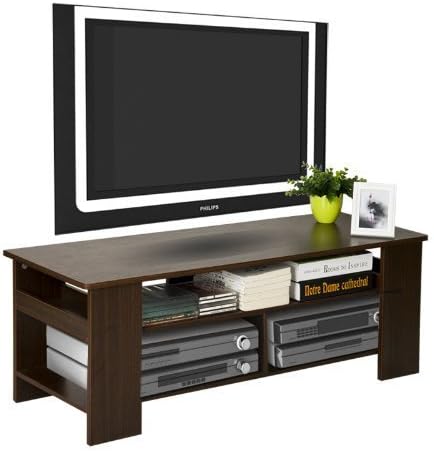 Furinno Boyate TV Entertainment Stand, Walnut