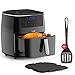 Tefal XXL 3in1 Heißluftfritteuse, Grill & Dampfgarer Fry Grill & Steam 6,5 Liter + Ingenio Pfannenwender + Digitales Rezeptheft | 7 automatische Programme | 1700 Watt | Touch Bedienfeld | 60-Min-Timer