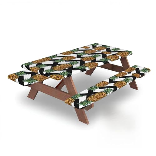 Housse de table de pique-nique motif ananas de qualité supérieure - 2