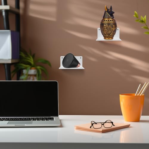 2 Pcs Metal Floating Shelves for Wall Floating Wall Shelves, Small Wall Shelf - Image 2